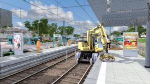 TSC U Bahn Frankfurt V2 Großbaustelle in Heddernheim