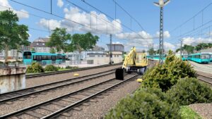 TSC U Bahn Frankfurt V2 Großbaustelle in Heddernheim