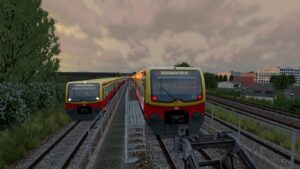 TSC S-Bahn Berlin S45: Morgens durch die Vorstadt