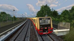 TSC S-Bahn Berlin S45: Morgens durch die Vorstadt