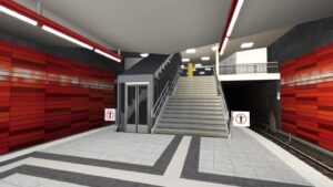 TSC U Bahn Hamburg Streckensanierung auf der U1