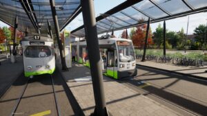 CTS -Tram ( Aus Tramau wurde Landau)
