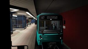 SC U-Bahn Frankfurt Fahrstrombauarbeiten auf der Linie U7