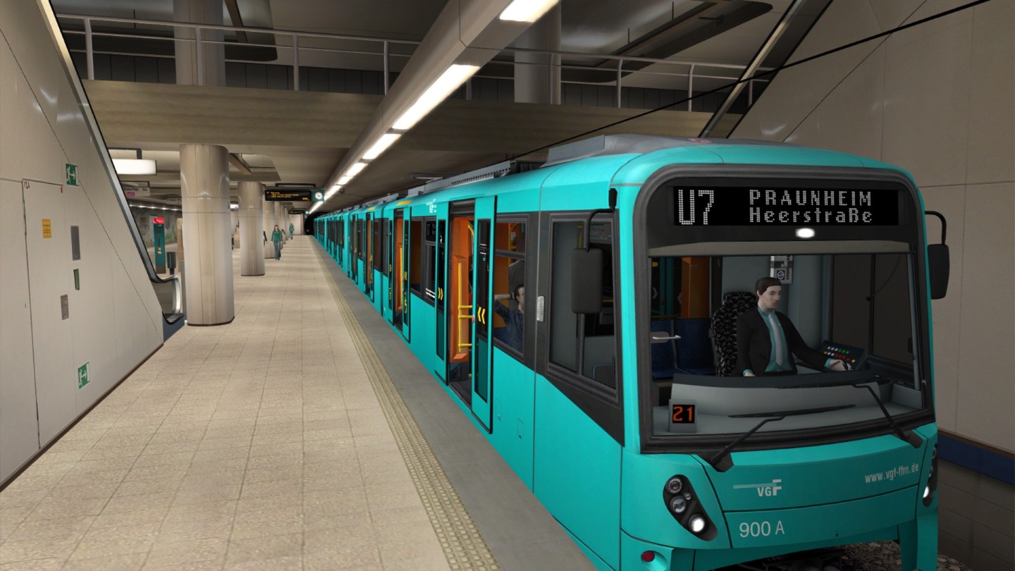 TSC U-Bahn Frankfurt Fahrstrombauarbeiten auf der Linie U7