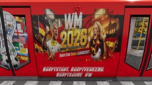 SubwaySim 2 – U‑Bahn Berlin | HK‑Triebzug mit Jägermeister & WM‑2026 Repaints