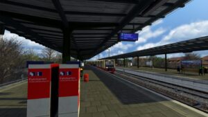 SBahn Berlin S46 bei Starkregen