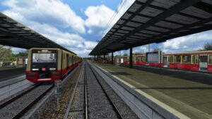 SBahn Berlin S46 bei Starkregen