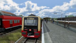 SBahn Berlin S46 bei Starkregen
