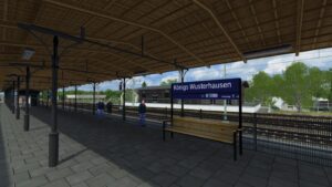 SBahn Berlin S46 bei Starkregen