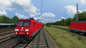 SBahn Berlin S46 bei Starkregen