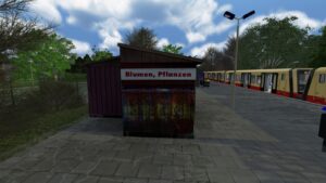 SBahn Berlin S46 bei Starkregen