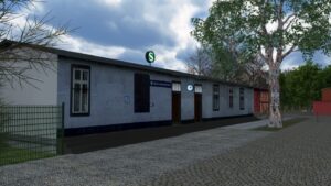 SBahn Berlin S46 bei Starkregen