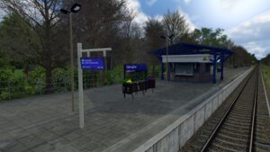 SBahn Berlin S46 bei Starkregen