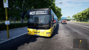The Bus Linie M37 auf Spandau modern