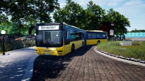 The Bus Linie M37 auf Spandau modern