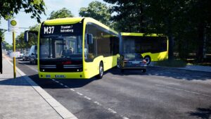 The Bus Linie M37 auf Spandau modern