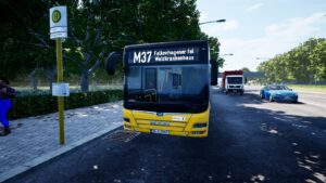 The Bus Linie M37 auf Spandau modern