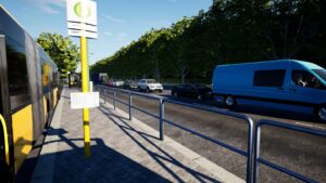 The Bus Linie M37 auf Spandau modern