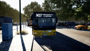 The Bus Linie M37 auf Spandau modern